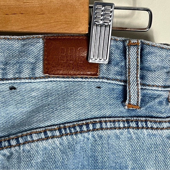 BDG High-Waisted Slim Straight Jean – Floral Patchwork Size 28 Ankle Raw Hem - Picture 10 of 16